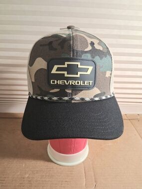 Chevrolet Camo Adult Hat OSFM Adjustable